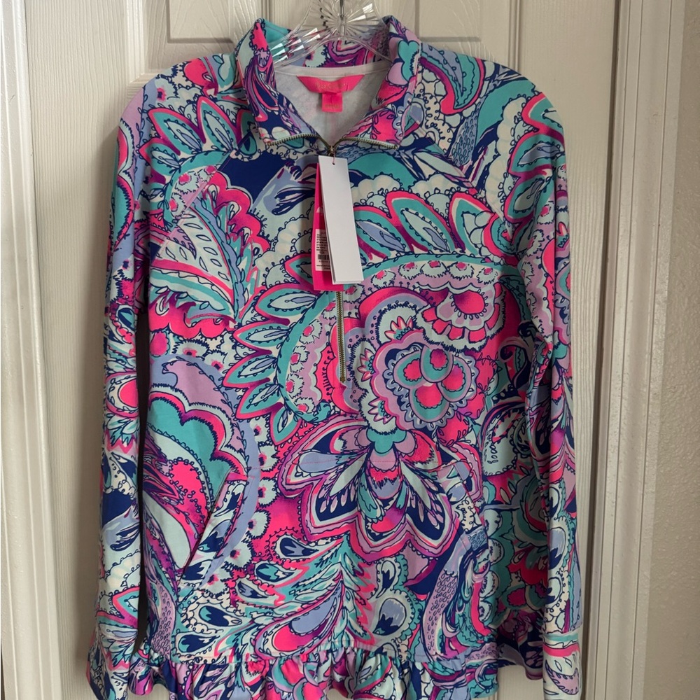 Lilly Pulitzer long sleeve 1/4 zip top